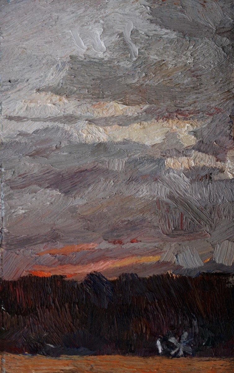"Pictură. Peisaj. Pleinair. Pleinair România" by Colleen Barry, ulei pe pânză
