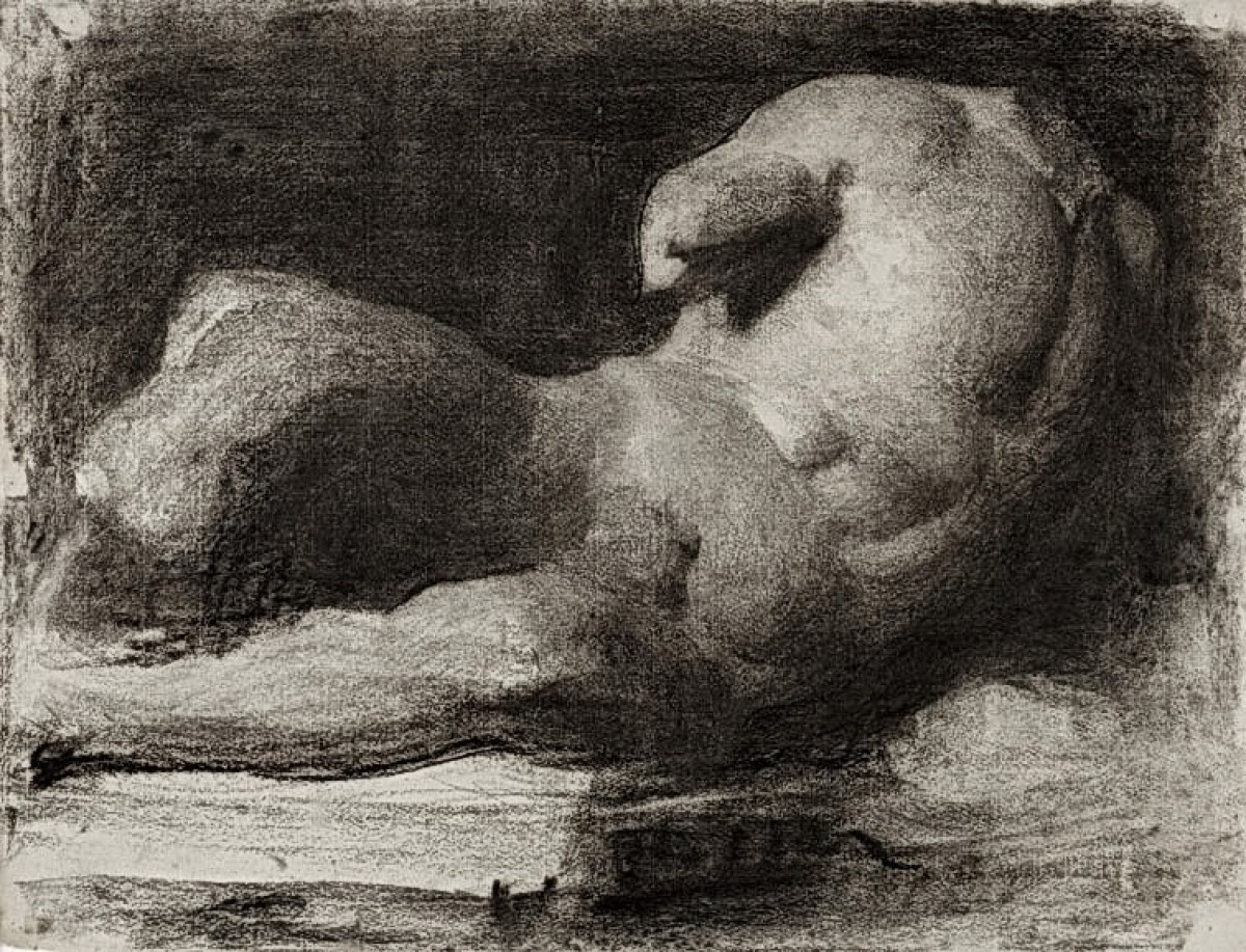 "Pictură. Nud. Figură / semifigură" by Thomas Pollock Anshutz