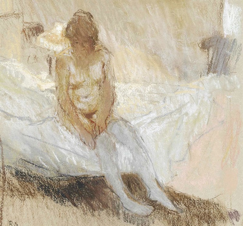 "Painting. Nude" by Bernard Dunstan