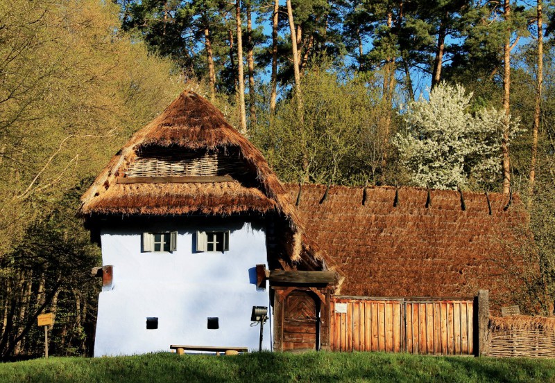 Spring pleinair practice. Open-Air Museum - ASTRA - Sibiu, Romania. April 2015