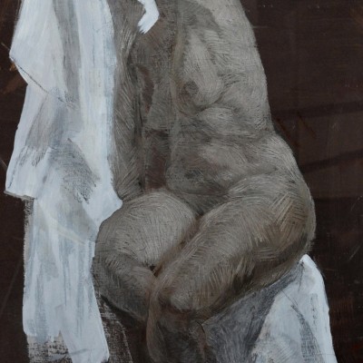 "Nud" by Александра Cлапатиуc, 2013, 600x400mm, соус / бумага
