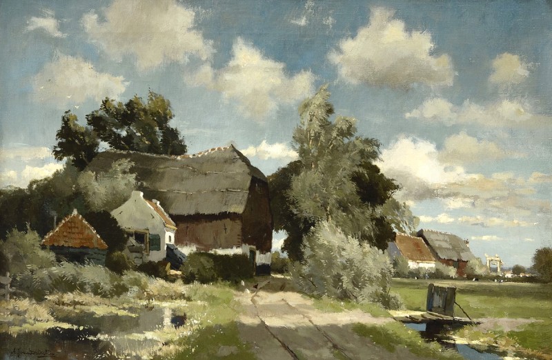 "Живопись. Сельский мотив" by Аренд Джан ван Дриестен