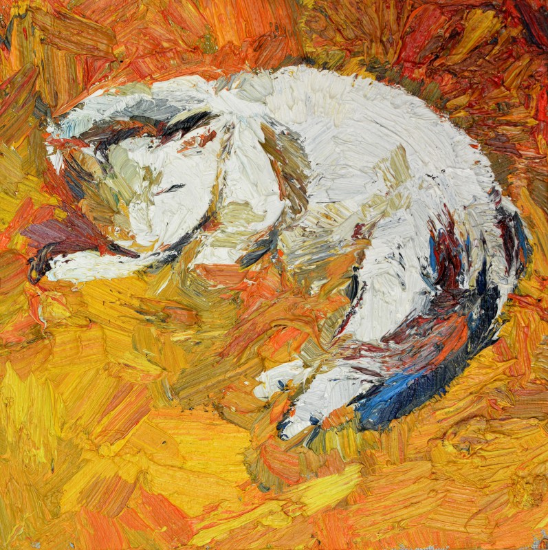 "Painting. Etude. Long term" by Maia Doina, 300x300mm, oil on canvas