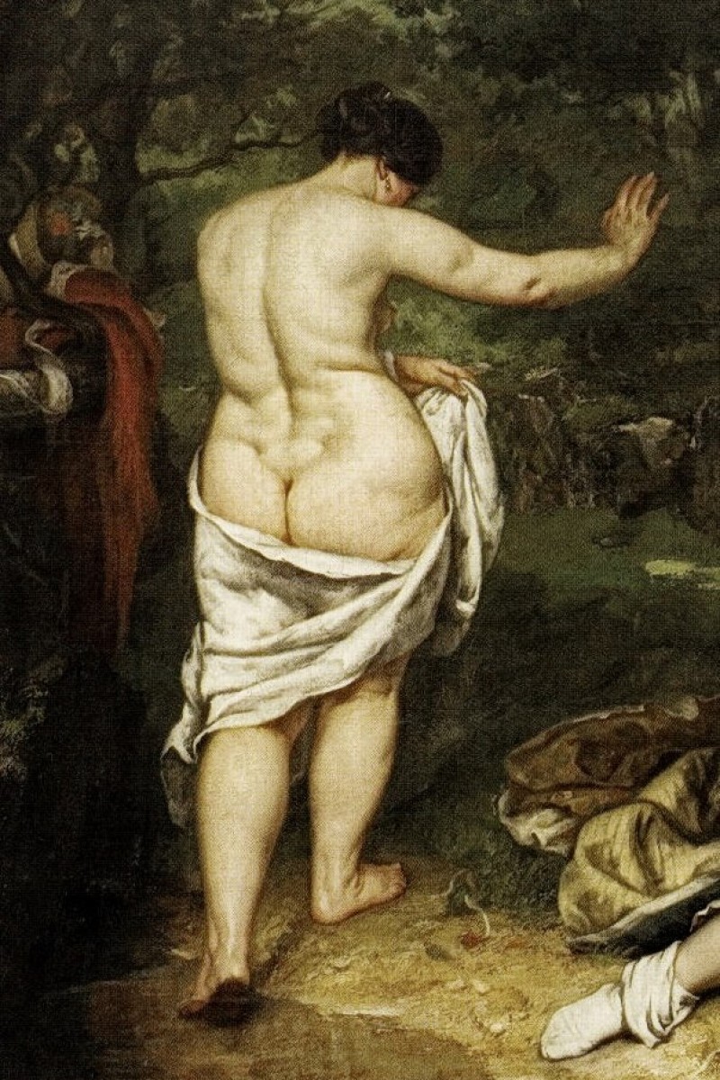 "Painting. Nude" by Gustave Courbet