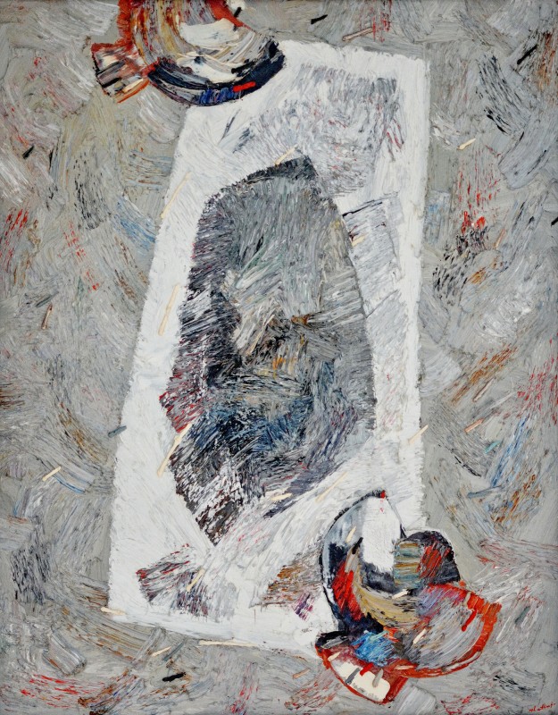 "Obsesie (Obsession)" by Anatol Ghimpu, 2002, 1000x750mm, oil on canvas