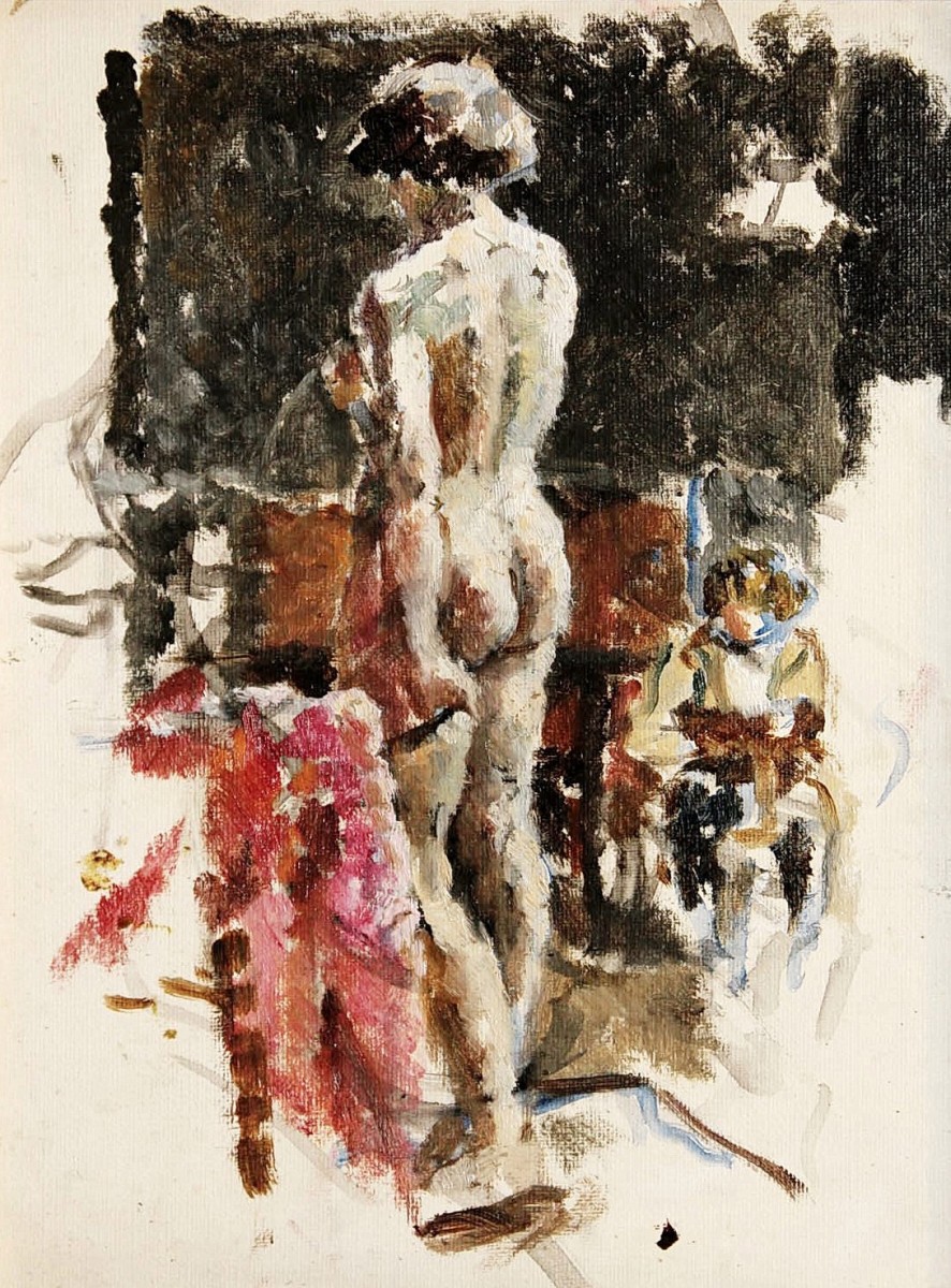"Painting. Nude" by Mainie Jellett (Mainie Harriet Jellett)