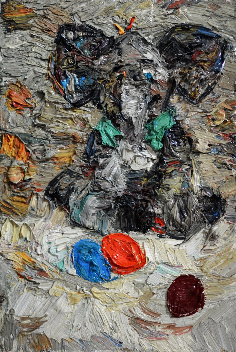 "Painting. Etude. Long term" by Nina Apostol, 300x200mm, oil on canvas