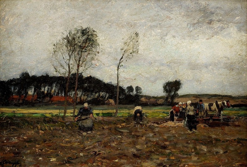 "Pictură. Rural" by Eugen Kampf