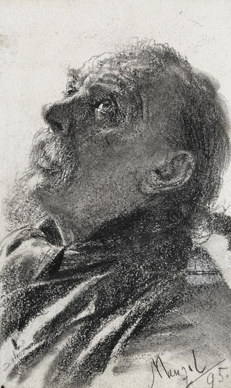 "Drawing. Portrait" by Adolph von Menzel