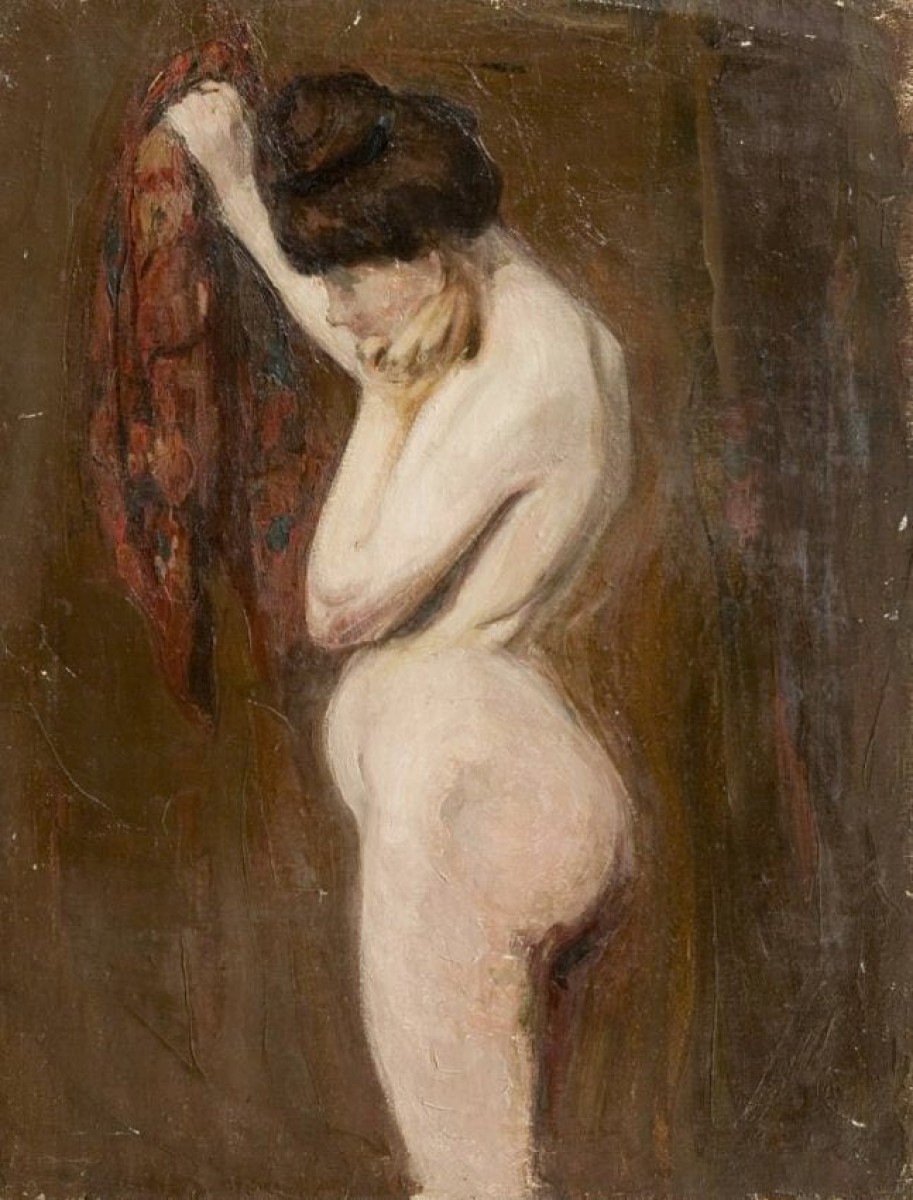 "Painting. Nude" by Boris Izrailevich Anisfeld