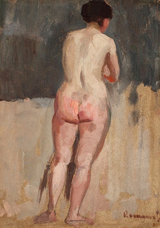 "Painting. Nude" by Gheorghe Teodorescu Romanaţi