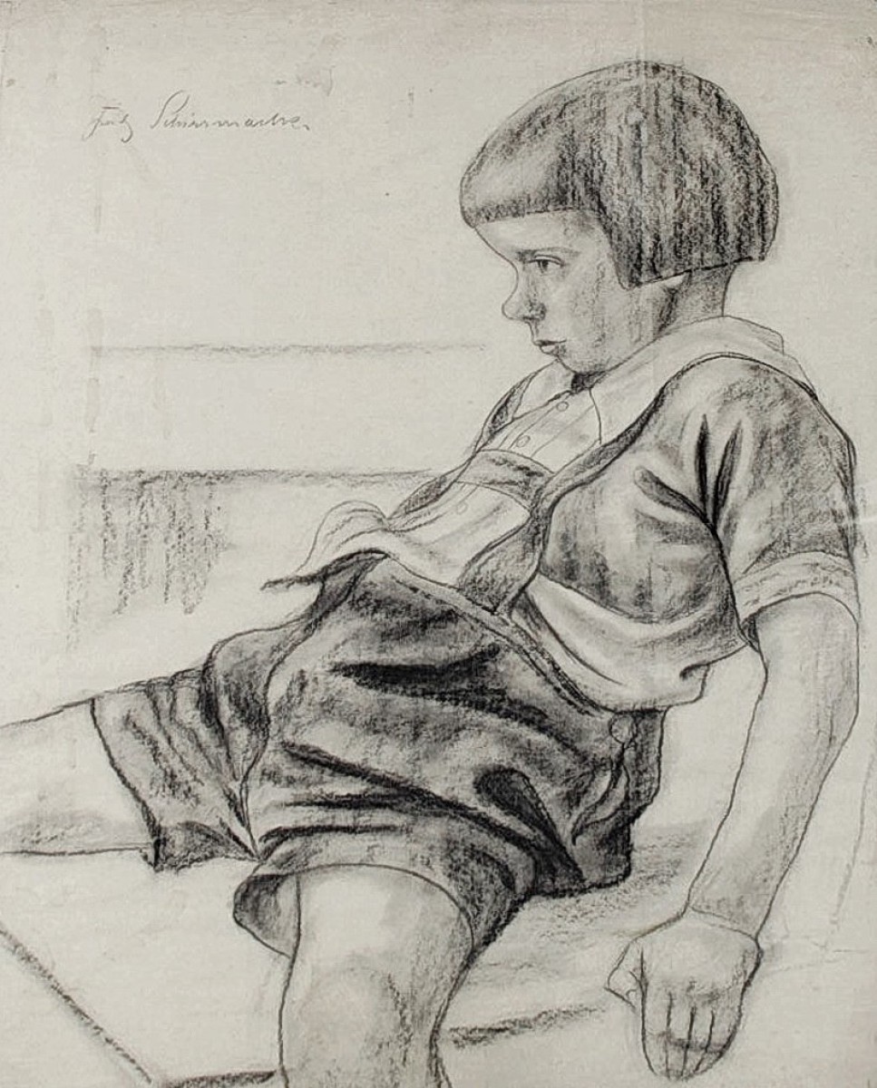 "Drawing. Figure" by Fritz Schirrmacher