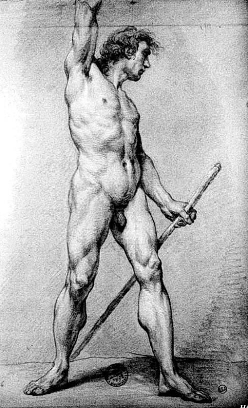 "Drawing. Nude" by Carle Vernet
