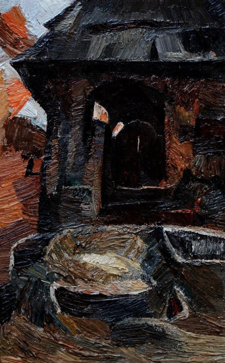 "Живопись. Пленэр. Пленэр в Румынии" by Cристина Челару, масло / холст