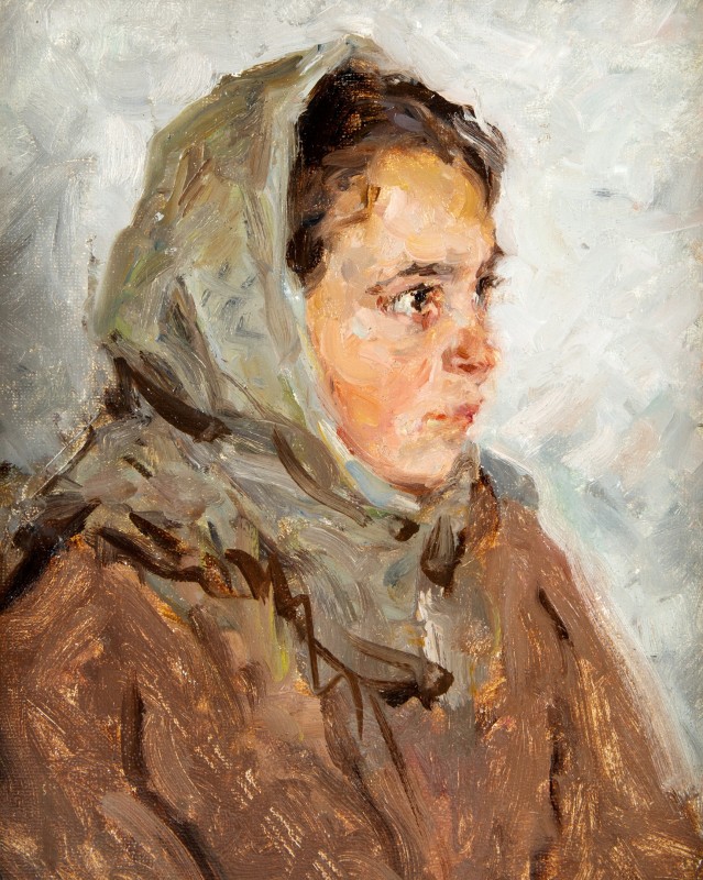 "Painting. Portrait" by Yuri Alekseevich Zvezdkin