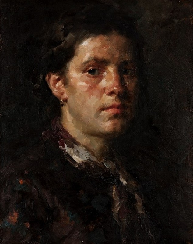 "Pictură. Portret" by Hans Best