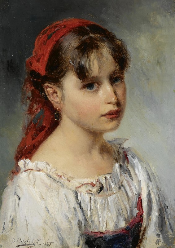 "Painting. Portrait" by Vladimir Yegorovich Makovsky