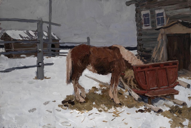 "Painting. Animals" by Vladimir Fedorovich Stozharov
