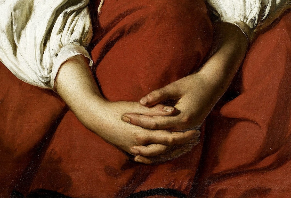 "Painting. Gypsum, head, hands, feet" by Emile Munier