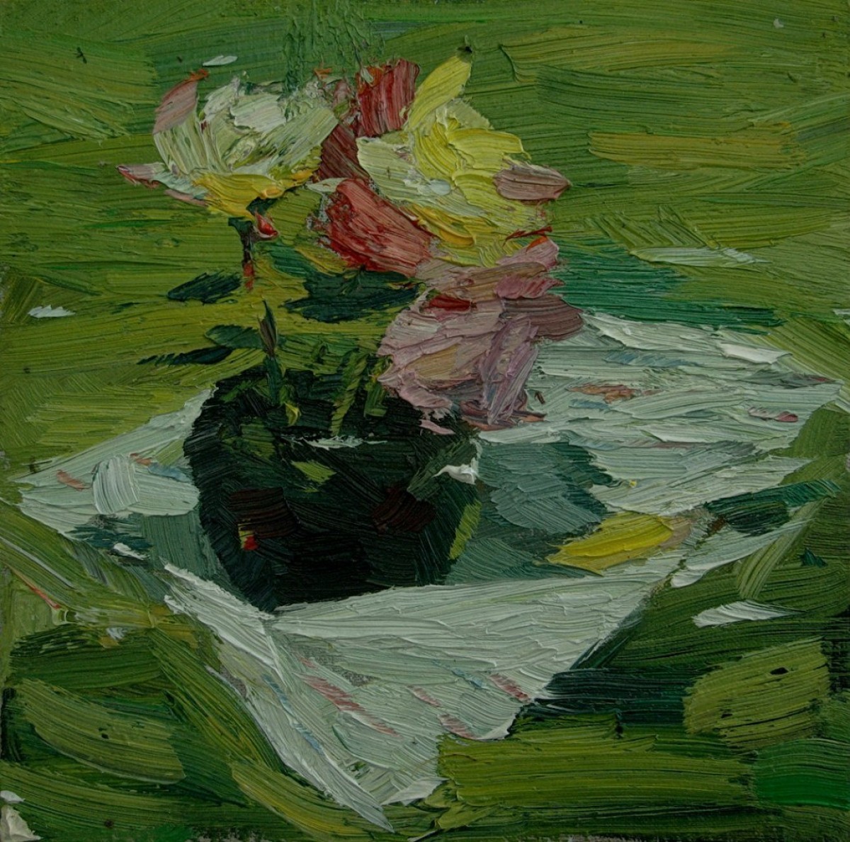 "Studiu" by Carolina Leagul, 2013, oil on canvas