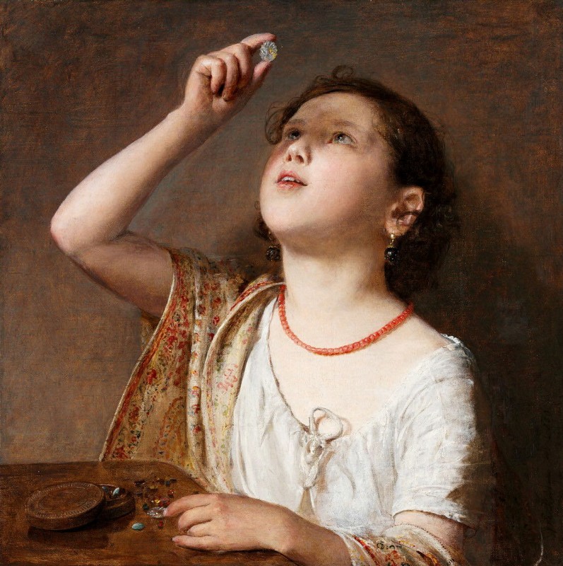 "Pictură. Figură / semifigură" by Johann Baptist Reiter