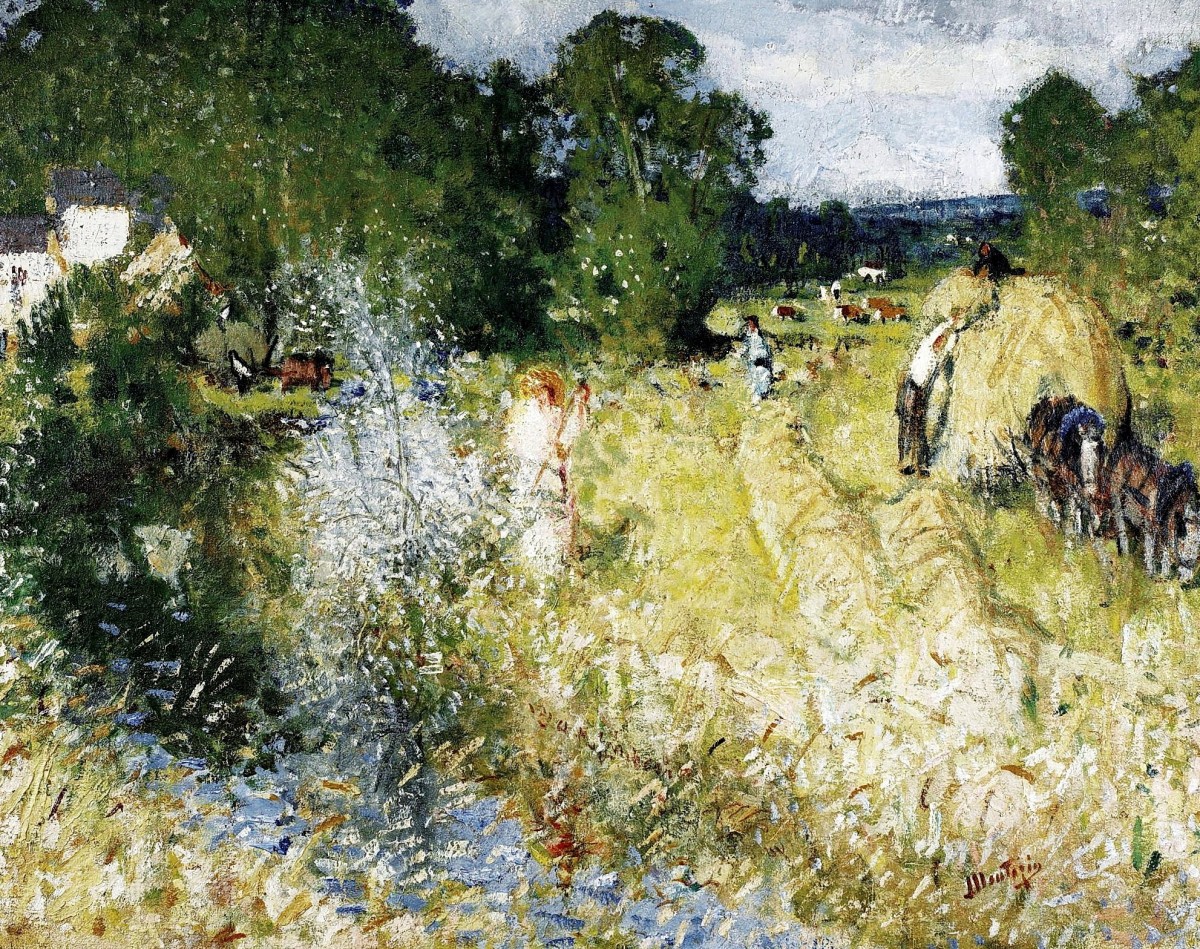 "Painting. Landscape. Rural" by Pierre Montezin