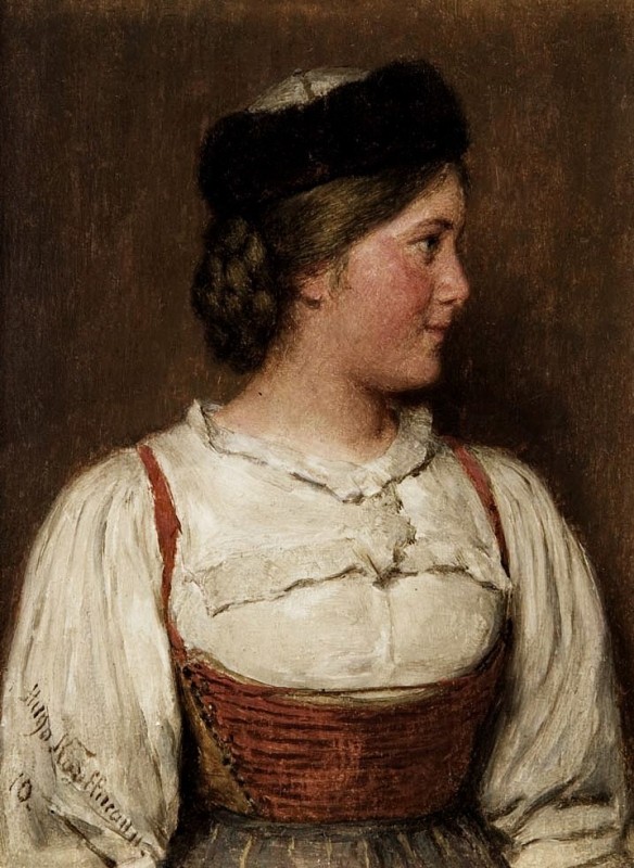 "Painting. Portrait" by Hugo Kauffmann