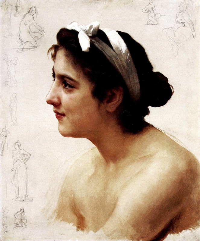 "Pictură. Portret" by William-Adolphe Bouguereau