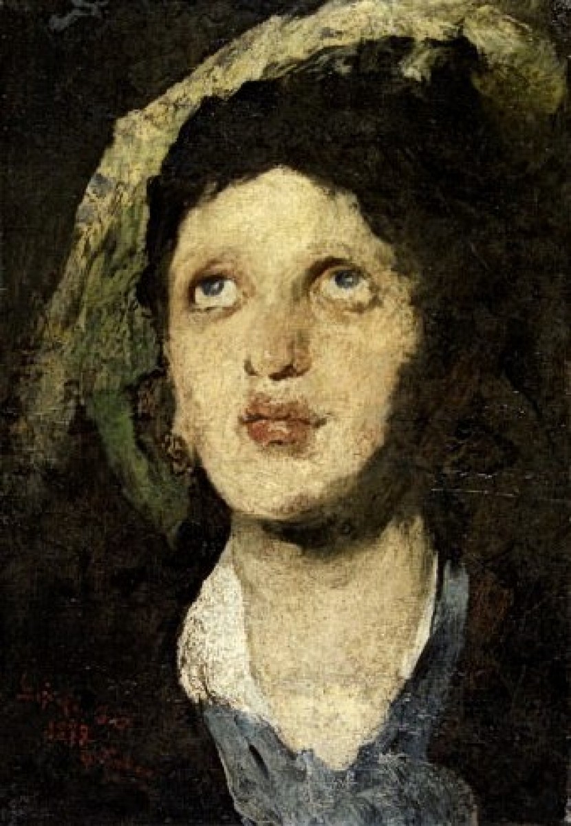 "Painting. Portrait" by Jenő Gyárfás