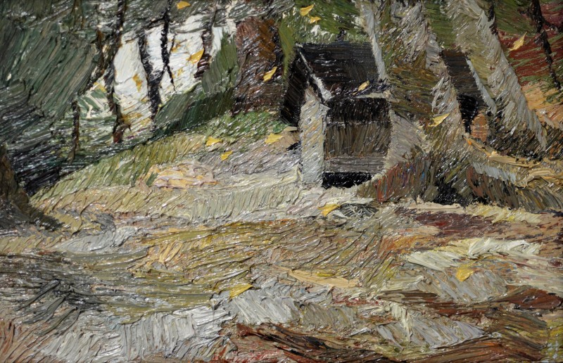 "Painting. Pleinair. Long term" by Alexandra Clapatiuc, 200x300mm, oil on canvas