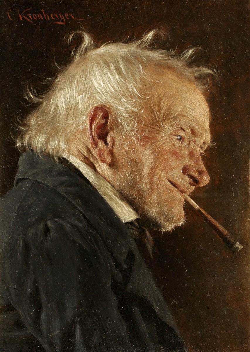 "Pictură. Portret" by Carl (Karl) Kronberger