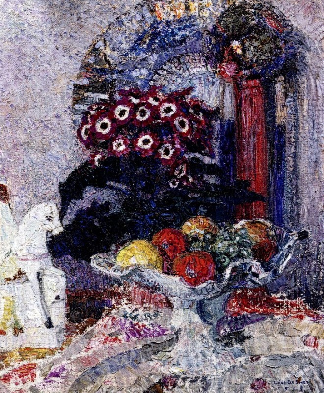 "Pictură. Natură statică" by Léon de Smet