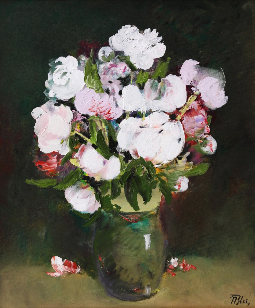 "Painting. Flowers" by Nicolae Blei