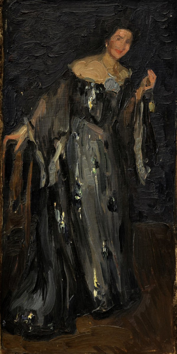 "Pictură. Figură / semifigură" by Konstantin Alekseyevich Korovin