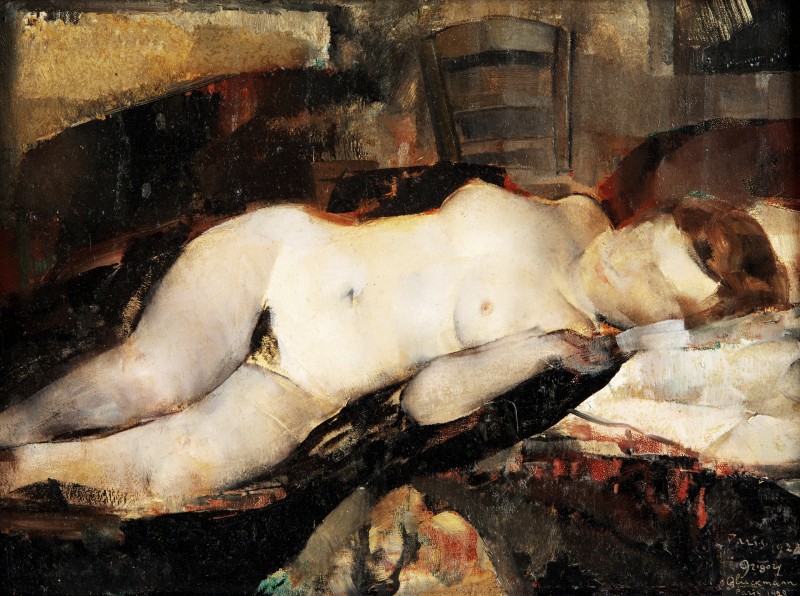 "Pictură. Nud" by Grigori Efimovich Glyukman