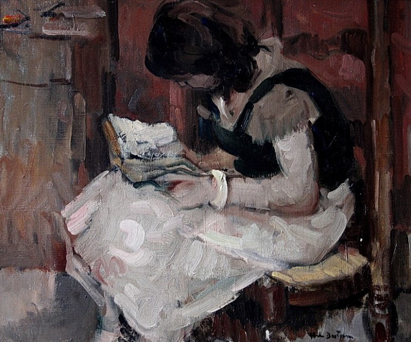 "Pictură. Portret" by Abel Bertram