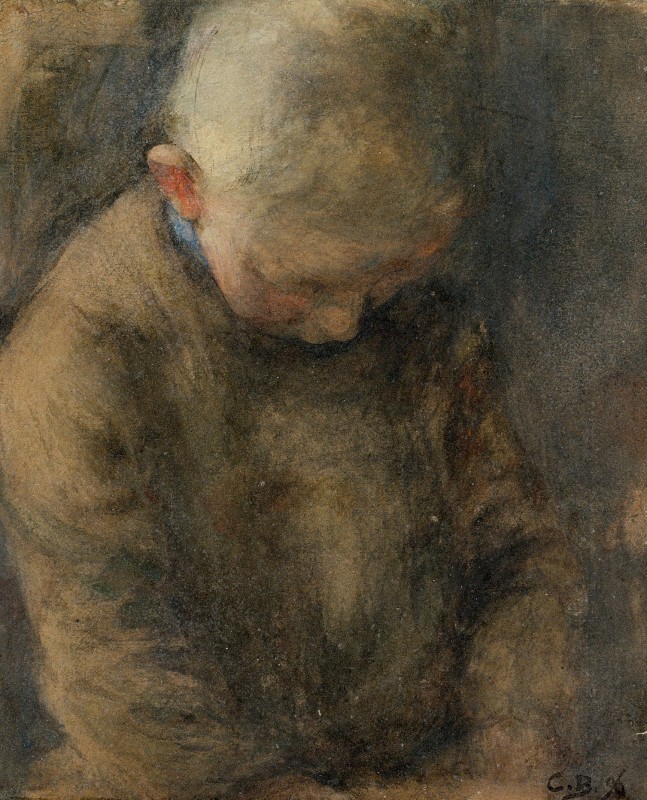 "Drawing. Portrait" by Carl Bantzer