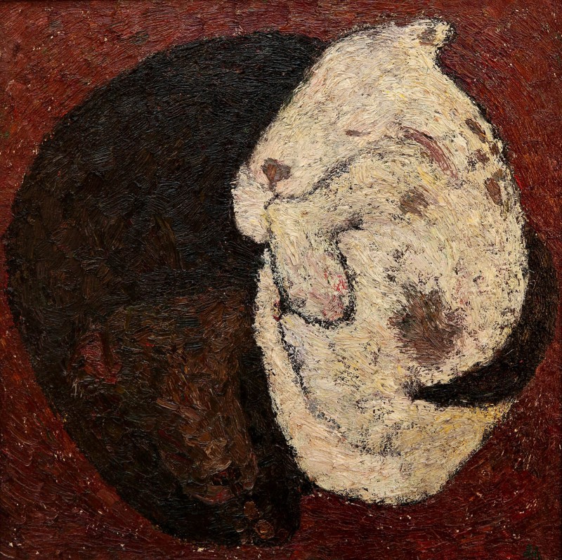 "Dream" by Nicoleta Stati, 1998, 560x560mm, oil on canvas