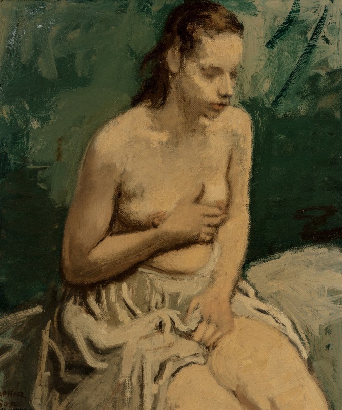 "Painting. Nude" by Raphael Soyer