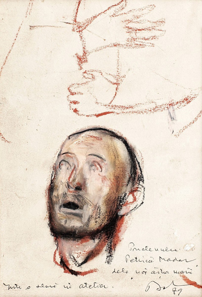 "Painting. Gypsum, head, hands, feet" by Corneliu Baba
