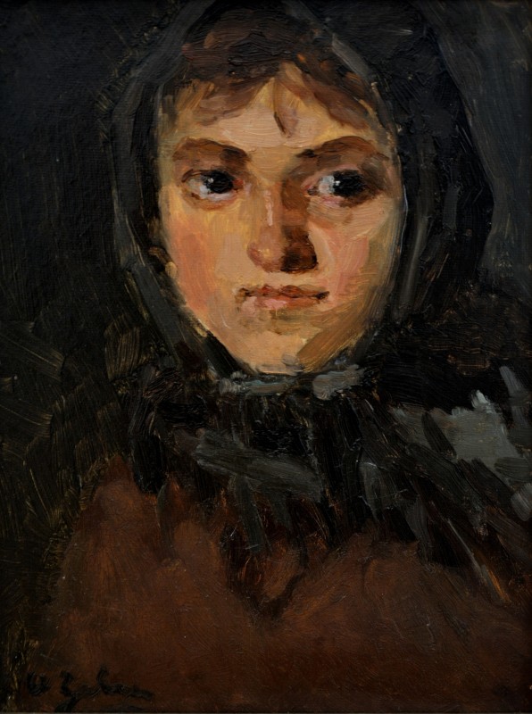 "Pictură. Portret" by Ada Zevin