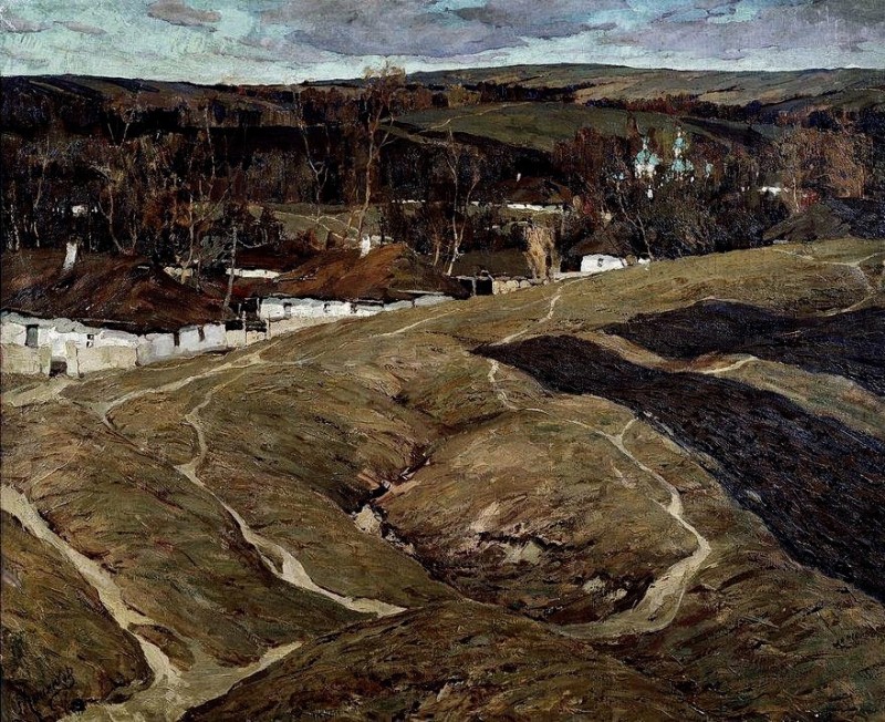"Pictură. Peisaj" by Stepan Fedorovitch Kolesnikoff