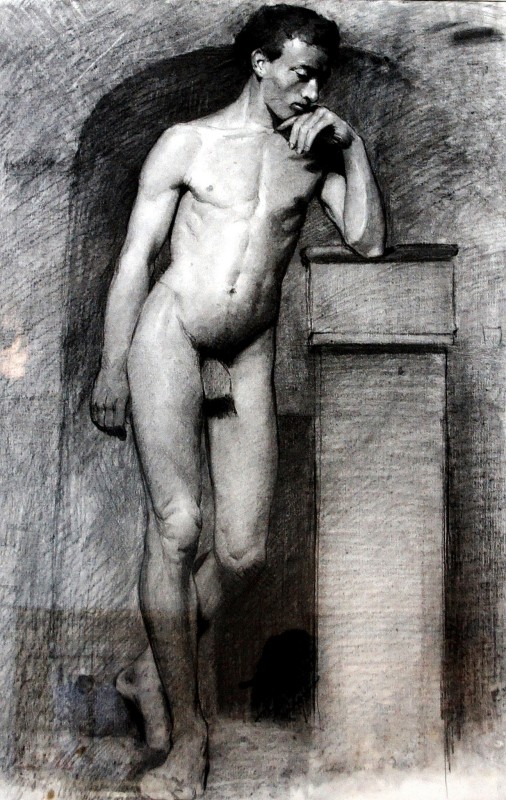 "Drawing. Nude" by Ulpiano Checa