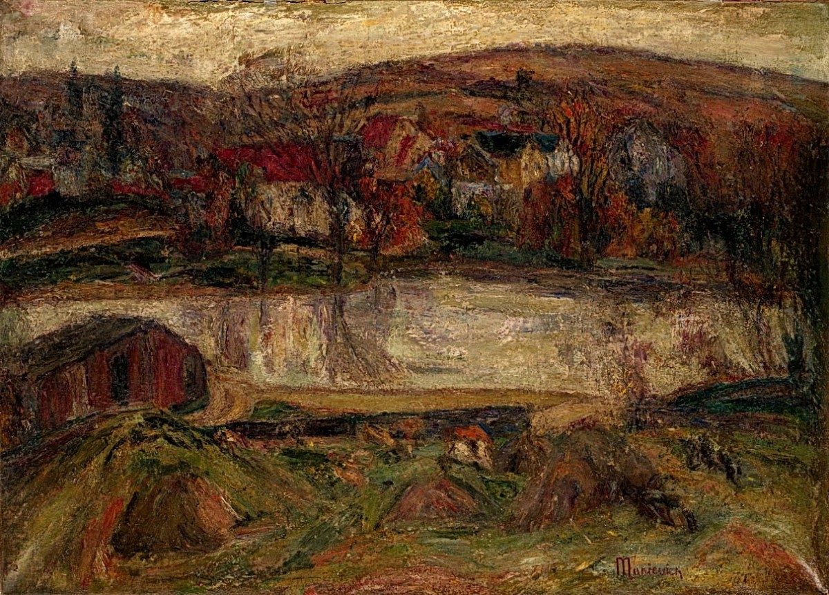 "Painting. Landscape. Pleinair" by Abram Anshelevich Manevich