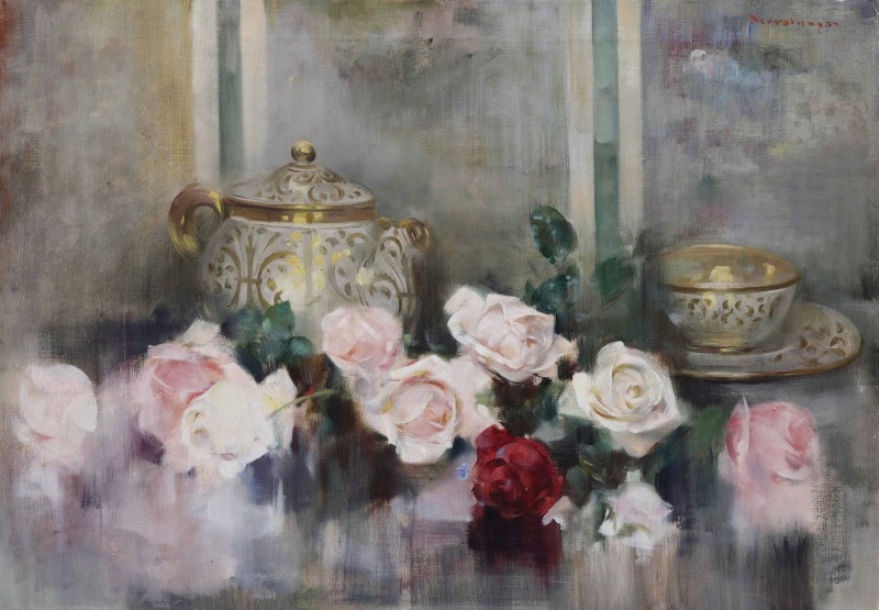 "Painting. Still life" by Luigi Serralunga