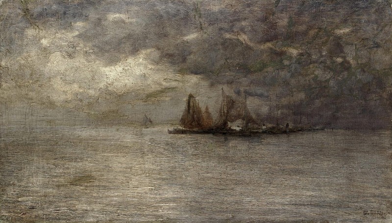 "Pictură. Peisaj maritim" by Guglielmo Ciardi