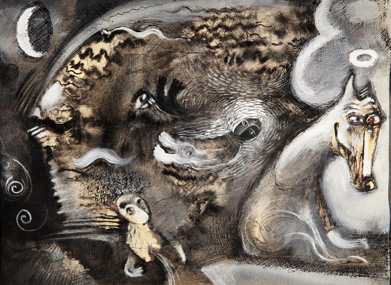 "Compoziție" by Dumitru Brodețchii, 1995