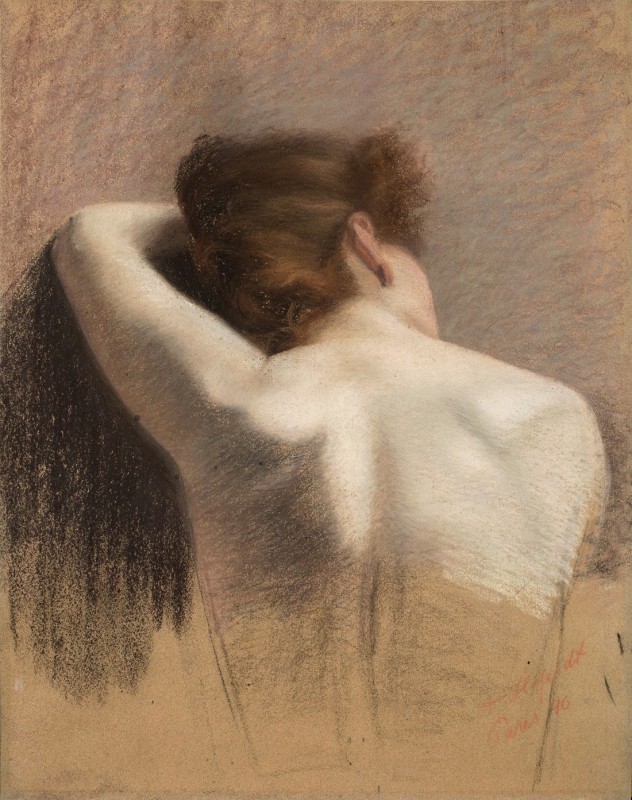 "Drawing. Nude" by 19 th. -