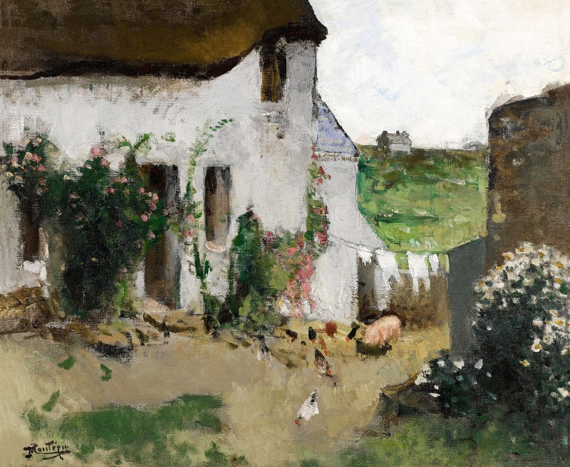 "Pictură. Rural" by Pierre Montezin