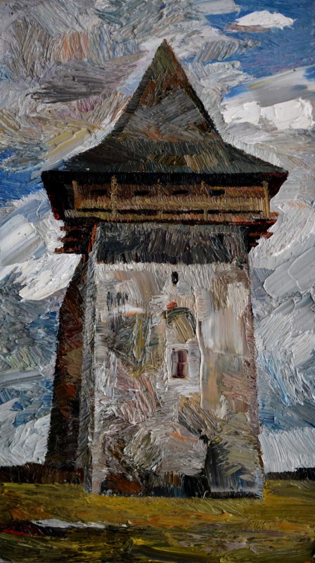 "Painting. Pleinair. Pleinair romania" by Vlada Cibuc, oil on canvas